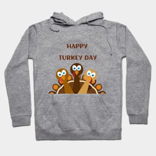 Happy Turkey Day Thanksgiving Apparel Hoodie